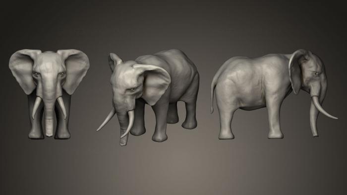 Animal figurines (STKJ_0143) 3D model for CNC machine